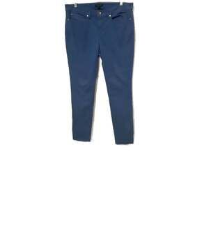 Eileen Fisher Women’s Garment Dyed Denim Slim Angle Jeans Organic Cotton Size 8